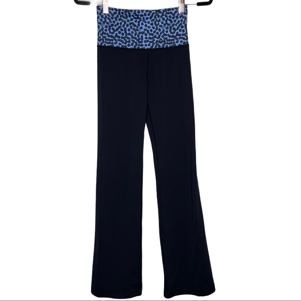lululemon athletica Black and Blue Boot Cut Pants